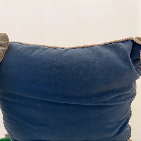 Petit Point Flower basket and butterfly pillows - Picture 7 of 7